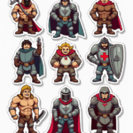 Pop Culture Parodies - Sticker Sheet v7